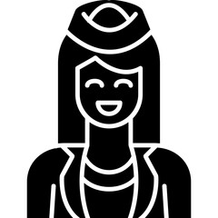 Stewardess Icon