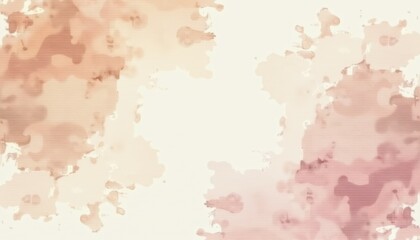 Obraz premium Abstract watercolor background in soft pink and peach tones 