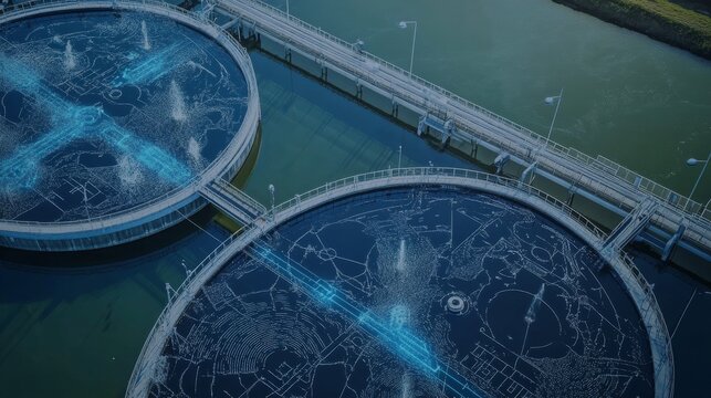 An AI powered system improving water management by analyzing usage patterns, climate data, and consumption rates to optimize water distribution and conservation efforts