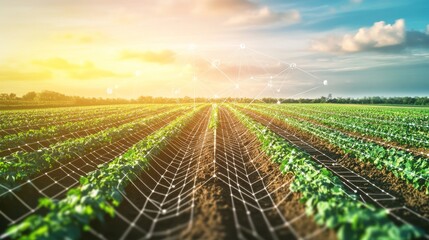 An AI powered system optimizing agricultural crop management by analyzing soil health, weather data, and crop performance to maximize yield and reduce waste