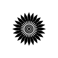  creative details Echinacea Purple Coneflower Icon vector illustration