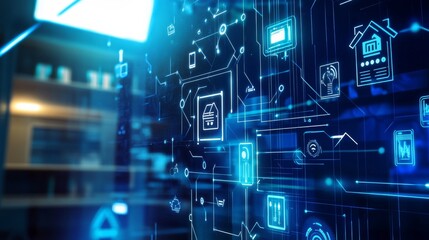 An AI powered system optimizing energy consumption by analyzing utility usage patterns, building data, and environmental conditions to reduce costs and improve efficiency