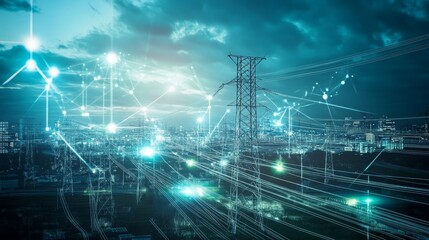 An AI powered system optimizing energy grids by analyzing consumption data, grid stability, and renewable energy generation to balance energy distribution