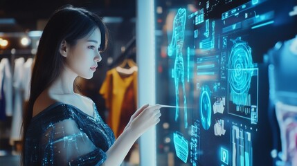 An AI powered system optimizing fashion design by analyzing trends, AI-assisted fabric selection, and real-time design iteration for innovative fashion creation