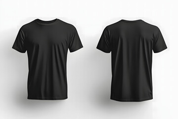 Naklejka premium T-Shirt Mockup Front and Back Design Presentation