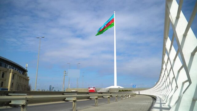 The State Flag Square of Azerbaijan has one of the tallest flagpoles in the world