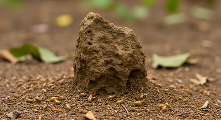 Termite Mound Cityscape: A miniature world of nature's tiny architects