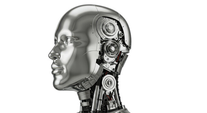 Isolated Robot Head