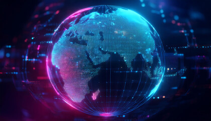 Fototapeta premium abstract background with earth