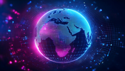 Obraz premium abstract background with earth