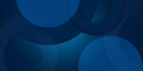 Simple minimal 3d dark blue abstract business presentation background with light stripes and overlap layers. Abstract gemoetric pattern luxury dark blue background