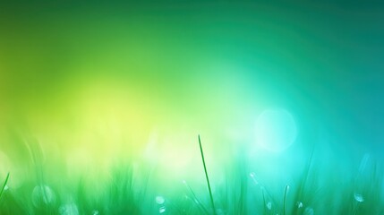 Fototapeta premium Vibrant Green Grass Background