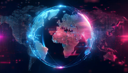 Fototapeta premium abstract background with earth