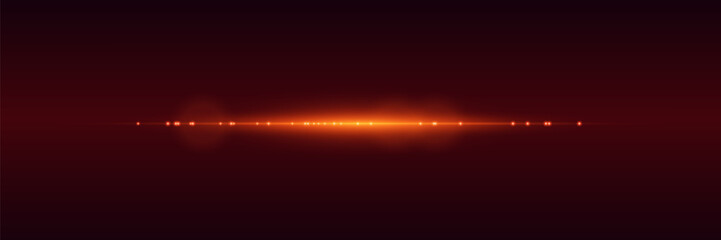 Laser horizontal lines of light, rays effect. Vector EPS10