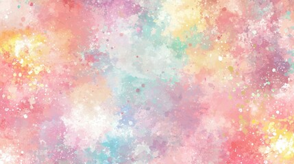 Abstract pastel watercolor cosmos background, artistic texture