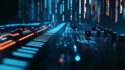 An AI powered system transforming music creation by analyzing sound patterns, AI-assisted generative composition, and real-time adaptive audio production for innovative musical experiences
