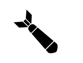 Atomic bombs with tail fins, military weapons, mass destruction, nuclear war, Hiroshima, Nagasaki, global threat, warfare, historical impact, international security concerns.