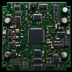 Circuit Board Close Up