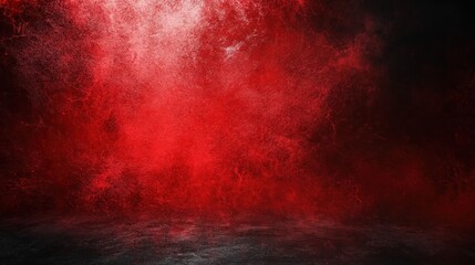 Obraz premium Crimson Abyss: A Dark and Dramatic Red Abstract Background