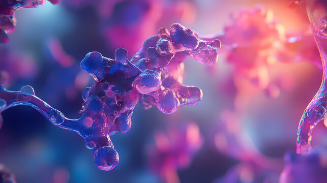 The structure of human prolactin, space-filling model. prolactin is a hormone with a primary role in enabling female mammals to produce milk. Elemental Gestation. Illustration