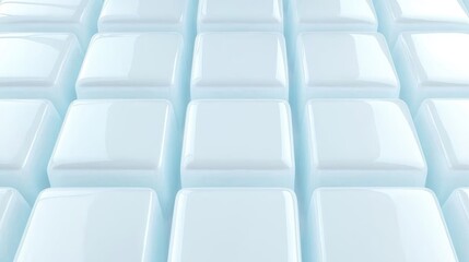 Obraz premium Light blue, glossy, square tiles