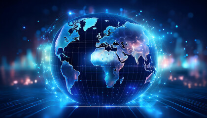 Obraz premium abstract background with earth