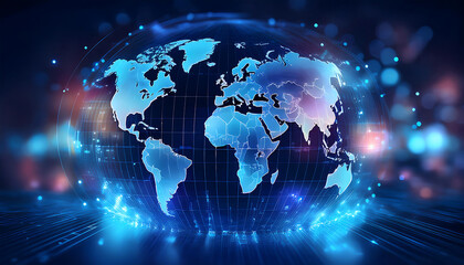 Fototapeta premium abstract background with earth