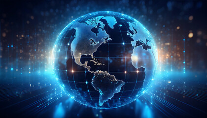 Obraz premium abstract background with earth