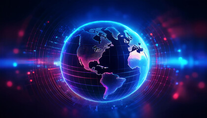 Obraz premium abstract background with earth