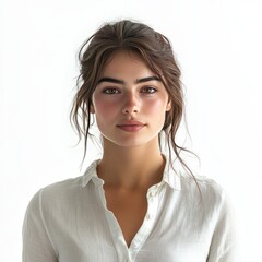 full body portrait of a beautiful woman

