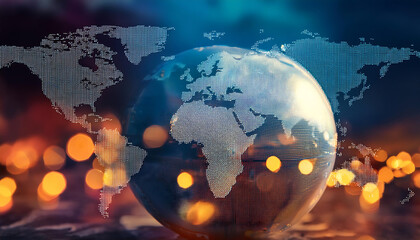 Obraz premium abstract background with earth