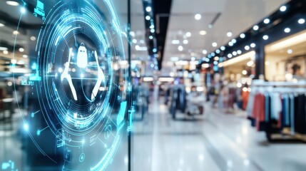 Obraz premium An AI powered system enhancing e commerce by analyzing customer behavior, AI-assisted product recommendations, and real-time order tracking for personalized shopping experiences