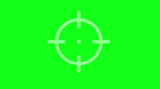 firing or vibrating Target Crosshair Animation | Aim Focus HUD Overlay Effect
vibration or wiggle aim or target animation with green screen