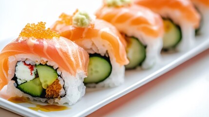 Sushi making event restaurant kitchen food photography contemporary setting close-up view culinary art
