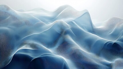 Obraz premium Financial market abstract wave representing fluctuations volatility concept