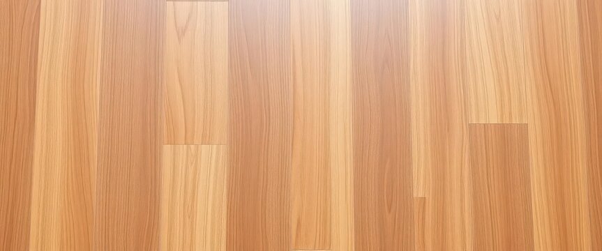 Rich brown parquet laminate flooring, showing wood grain texture, close-up, brown