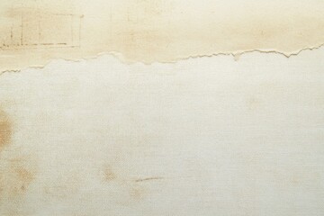 Aged paper texture with torn edge