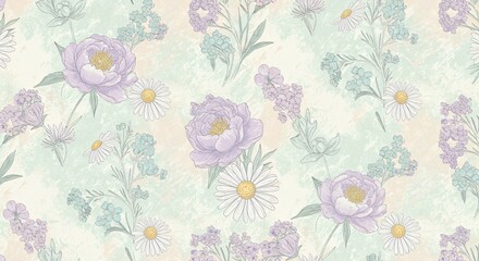Botanical Floral Pattern Illustrations
