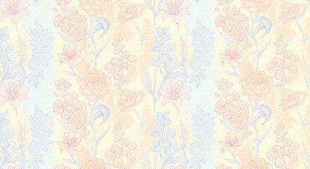 Botanical Floral Pattern Illustrations
