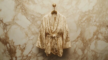 Elegant Embroidered Kimono Robe