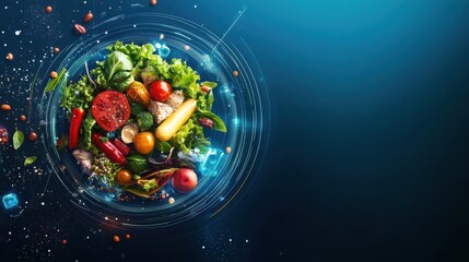 An AI powered system enhancing personalized nutrition by analyzing genetic data, AI-assisted meal planning, and real-time health tracking for more tailored dietary recommendations