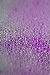Water Condensation Small Bubbles Moisture on a Glass Window Close up Abstract Background