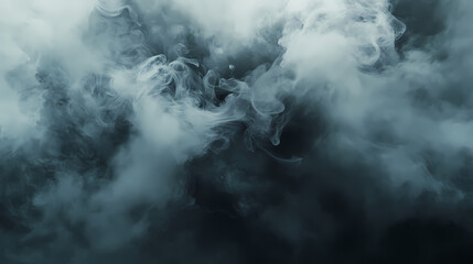 Obraz premium swirling gray smoke fog