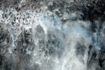Close up of abstract condensation fog moisture looking like heavy clouds in space