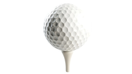 Golf Ball on Tee HighQuality Sports Equipment Image for Design and Marketing Purposes