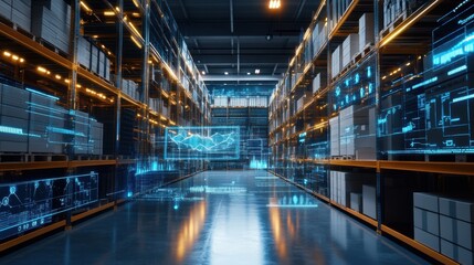 An AI powered system enhancing supply chain forecasting by analyzing sales data, AI-assisted demand prediction, and real-time inventory updates for more accurate supply chain management