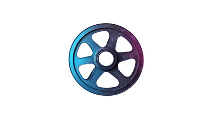 Fototapeta premium Gradient Film Reel Icon with Vibrant Colors and Modern Design for Media Entertainment and Cre