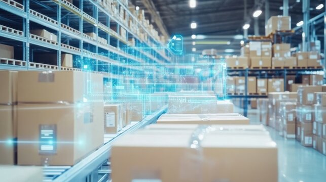 An AI powered system enhancing supply chain transparency by analyzing shipment data, AI-assisted traceability, and real-time inventory visibility for improved supply chain efficiency