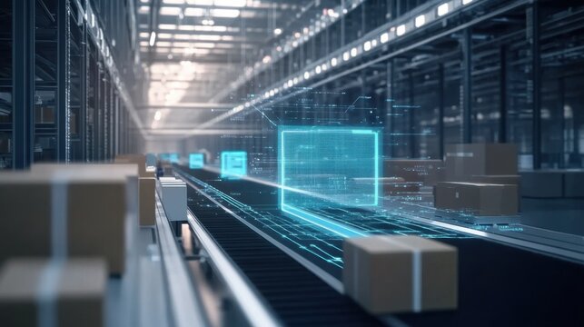 An AI powered system enhancing supply chain transparency by analyzing shipment data, AI-assisted traceability, and real-time inventory visibility for improved supply chain efficiency