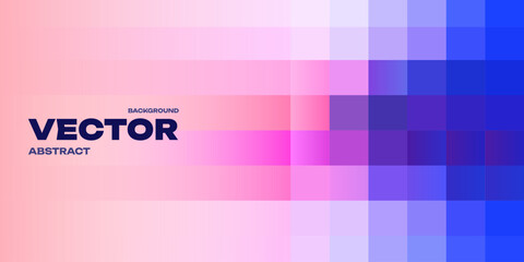 Obraz premium Abstract Colorful Pixelated Vector Background 